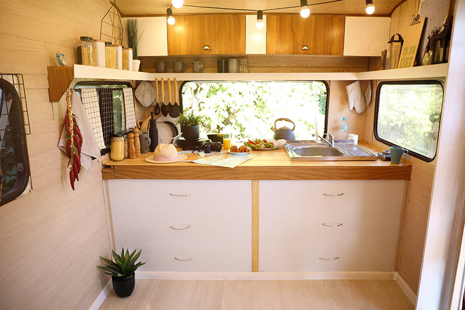 Average Kitchen Size in A Trailer Home