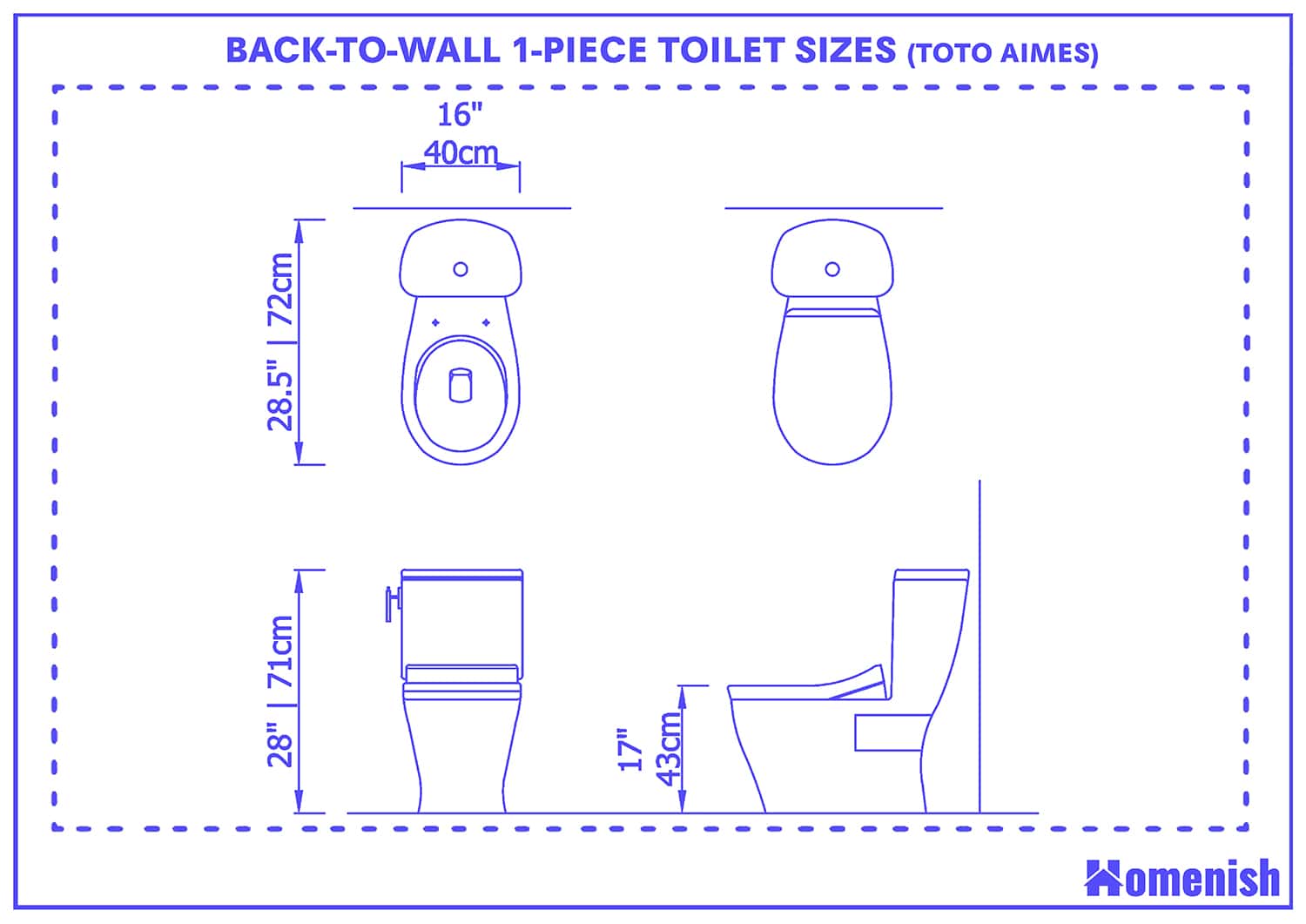Toilet Clearances Dimensions Drawings 45 OFF