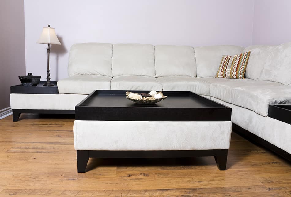 Coffee Table with A Sectional