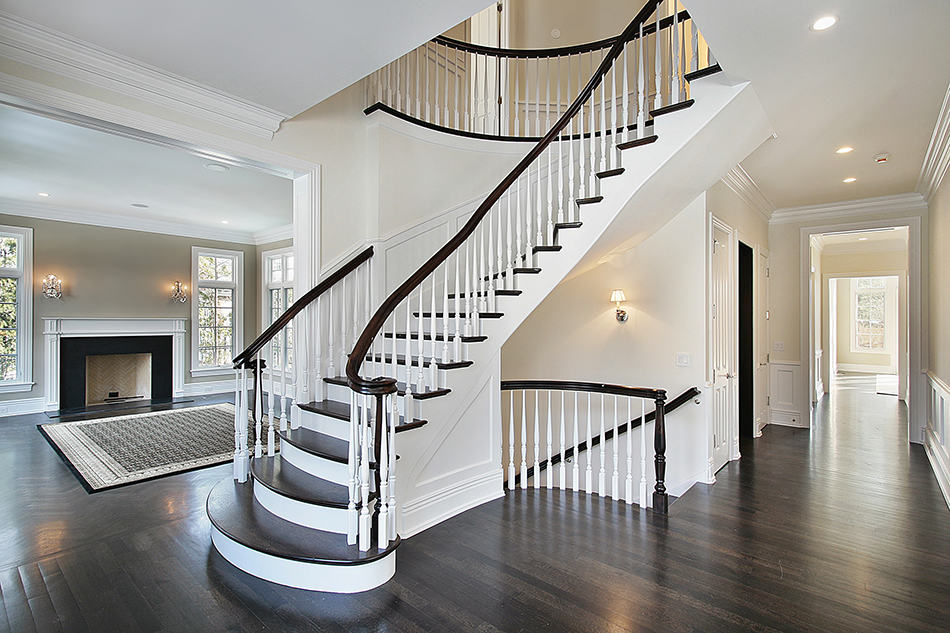 Curved staircases