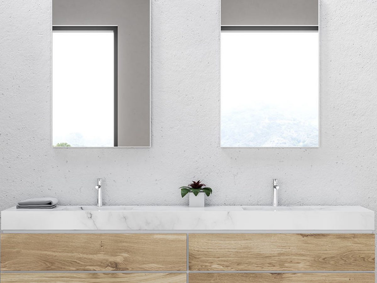 Double Vanity Mirror Size, What Size Mirrors For Double Sink Vanity Units