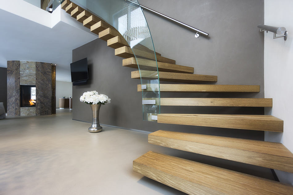 How are Floating Stairs Supported?