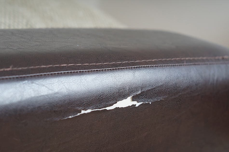 How To Stop Faux Leather From Ling, Imitation Leather Furniture Repair