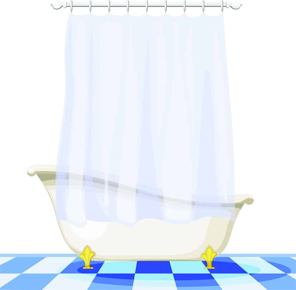 Shower Liner and Curtain