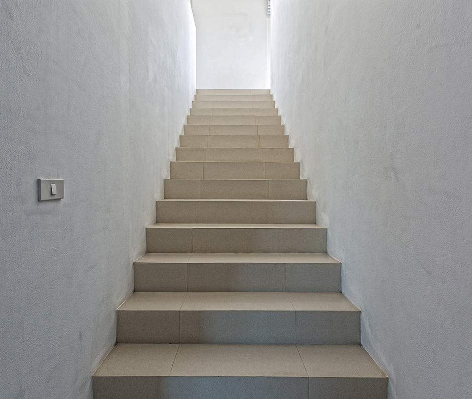 Straight staircases