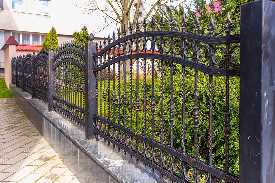 Wrought iron fences