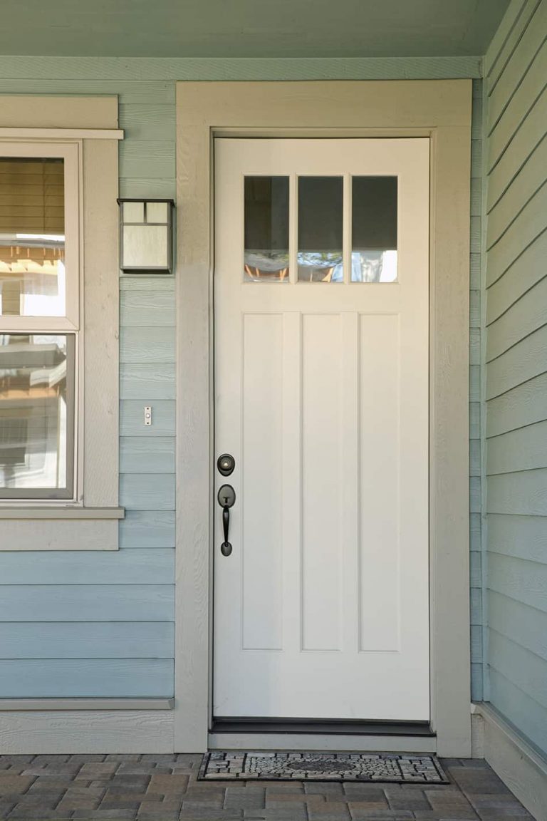 8 Front Door Colors for a Blue House For Inspirations Homenish