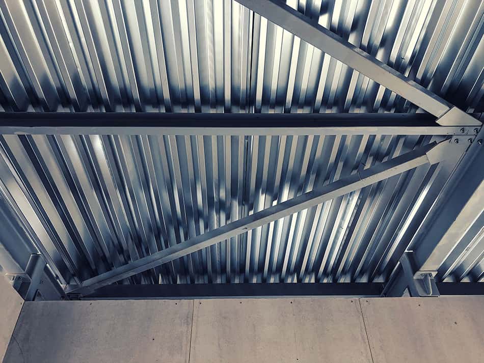 Corrugated Metal Ceiling