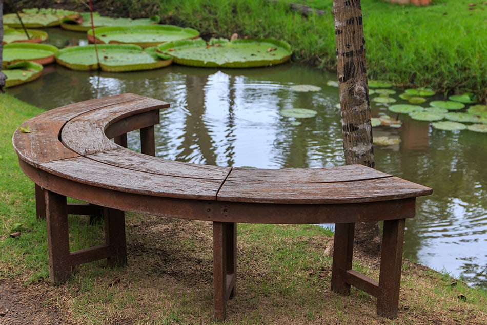 Curved Bench