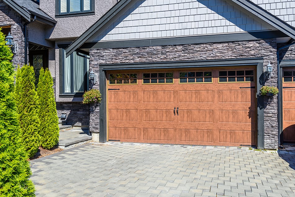 Double carriage style doors