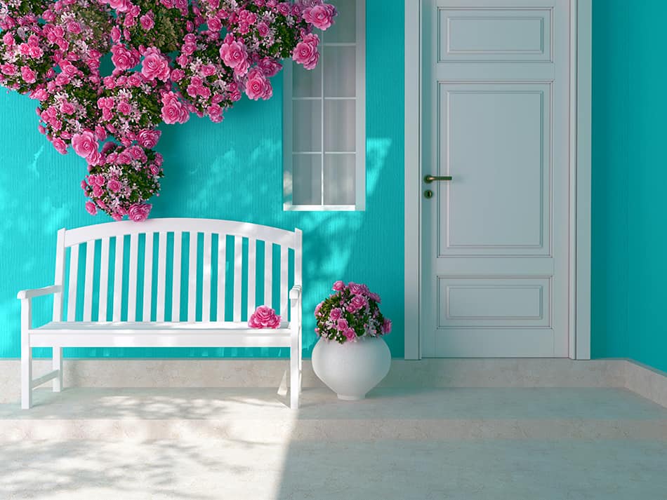 Best Front Door Colors for a Blue House