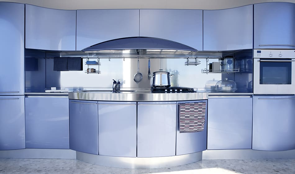 Go Ultra Modern with Silver and Blue