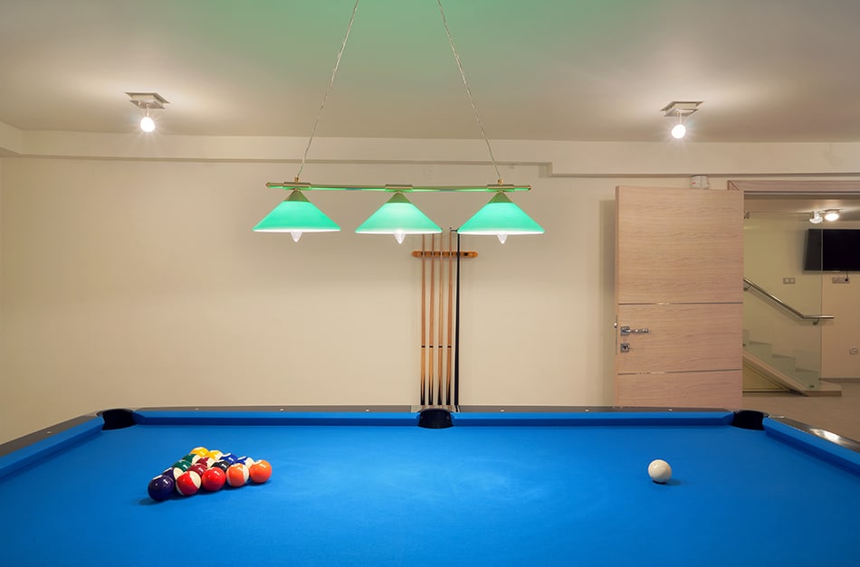 Overhead Lighting for Pool Table