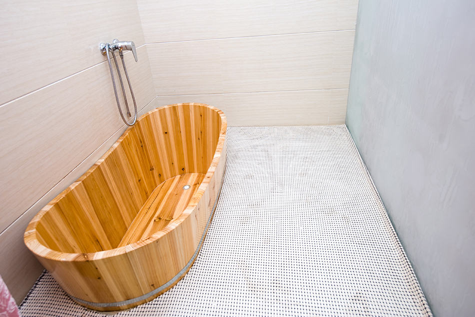 Specialty Wood & Glass Tubs