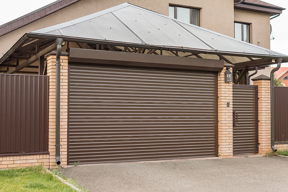 Steel garage doors