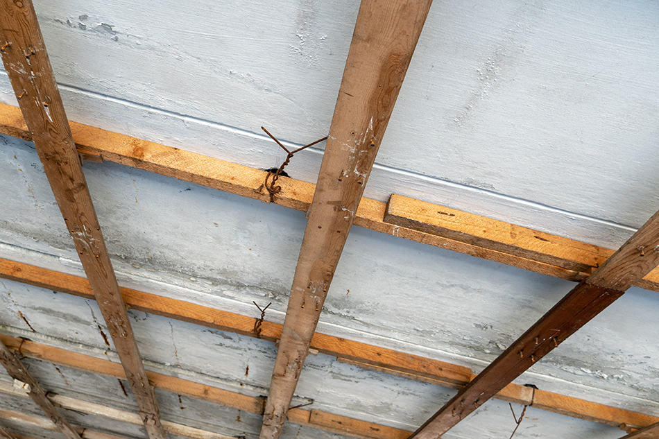 Wooden Plank Ceiling