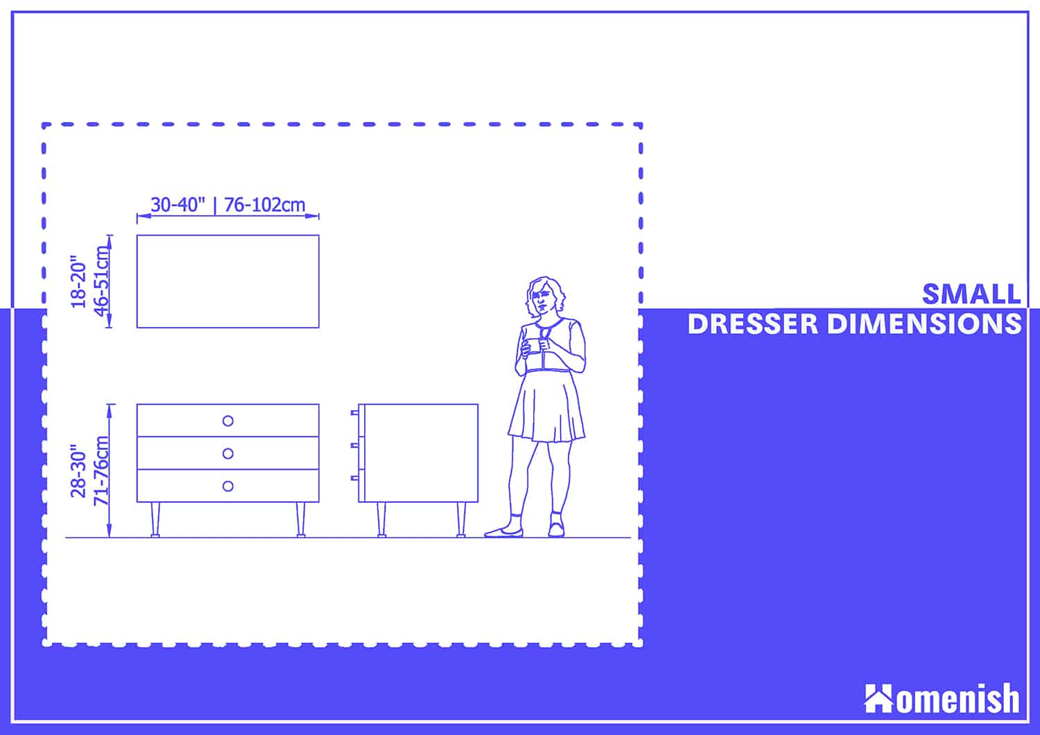 Small Dresser Dimensions