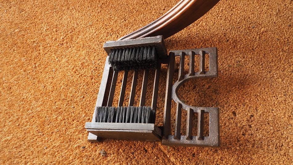 Angled Brush Boot Cleaner