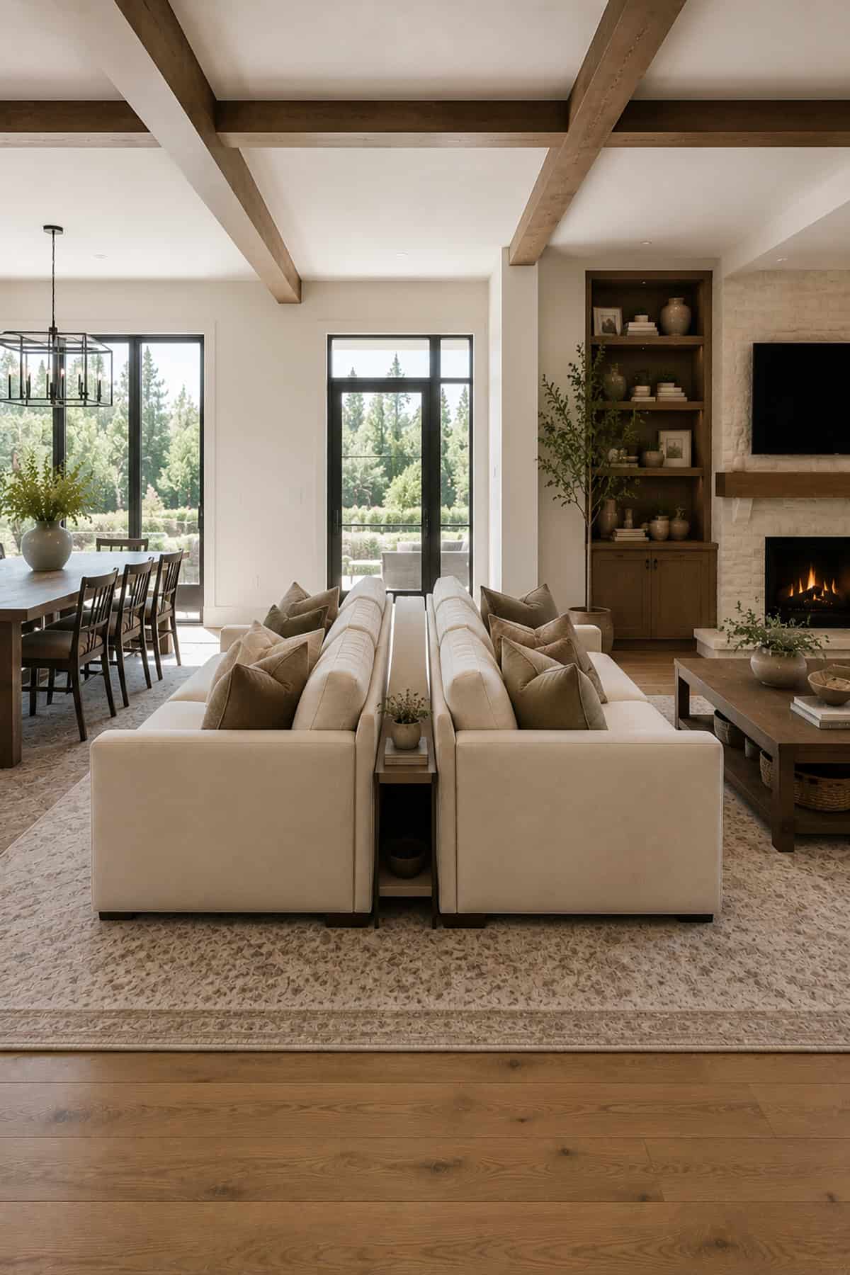 Back to Back Sofas for Open Layouts