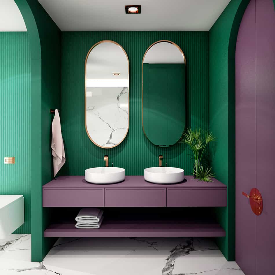 Don’t Limit Your Bathroom with Just One Color