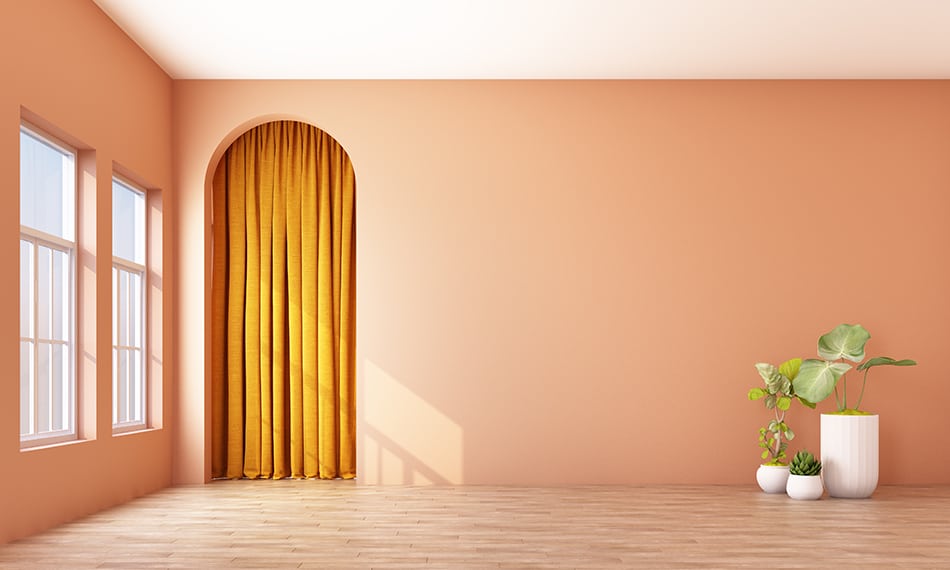 Color Curtains Go With Orange Walls, What Color Curtains Go With Orange Walls