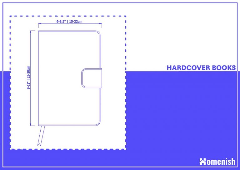 Guide To Standard Book Sizes with Size Chart Homenish