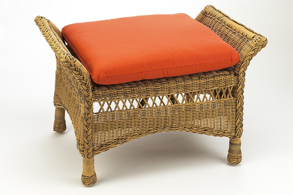 Rattan Ottoman