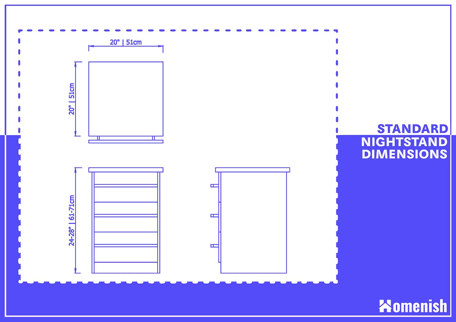 Standard Nightstand Dimensions