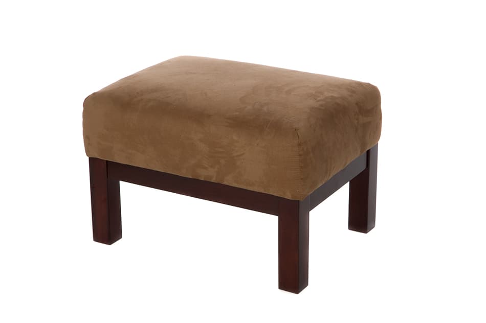 Suede Ottoman