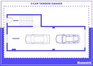 Tandem Garage - What It Is, Pros/Cons, and 3 Floor Plans - Homenish
