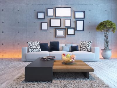 How to Hang Picture on Concrete Wall