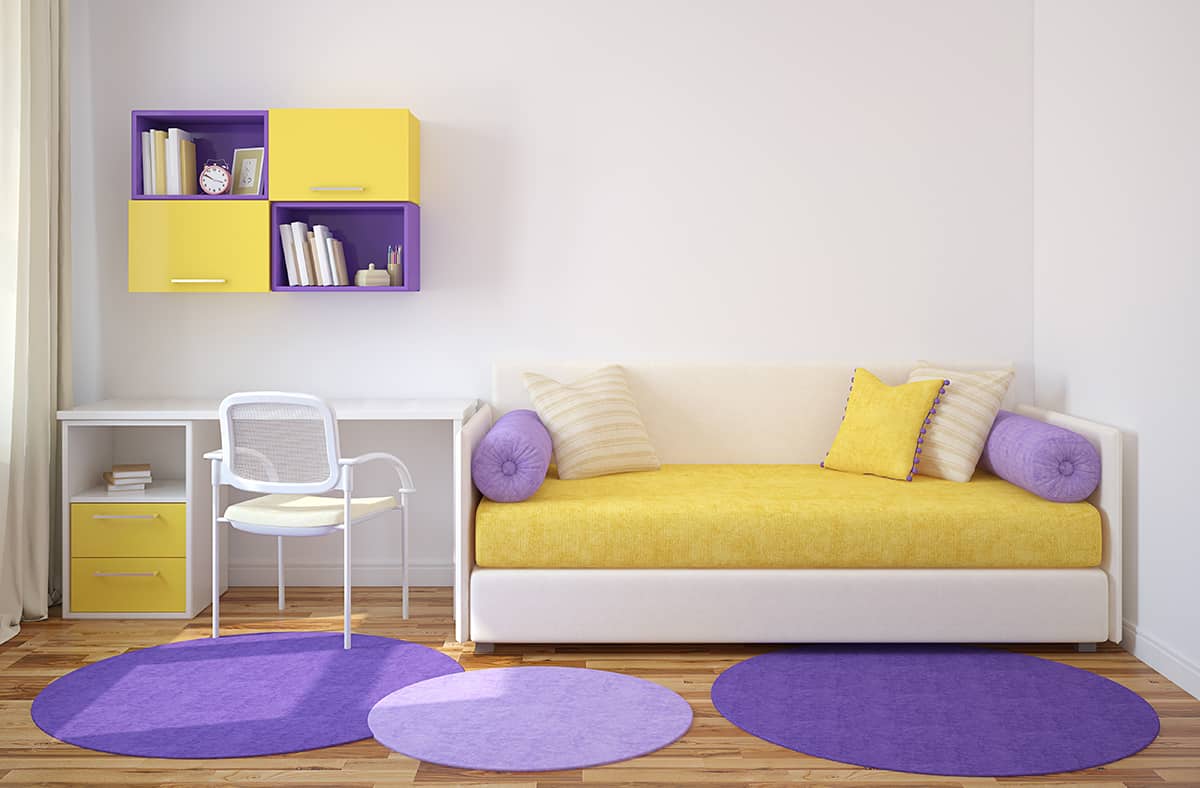 Yellow and Purple