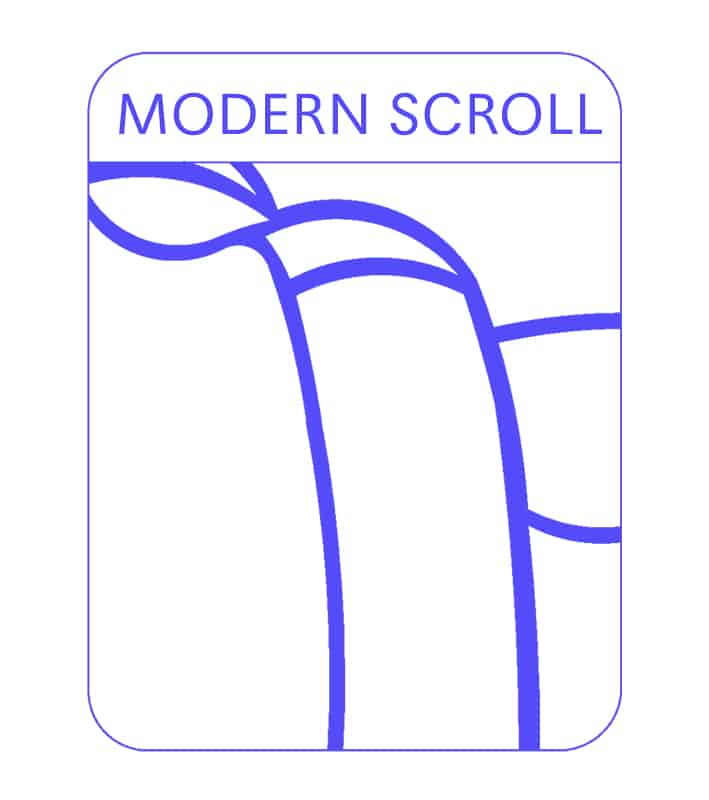 Modern Scroll Sofa Arm