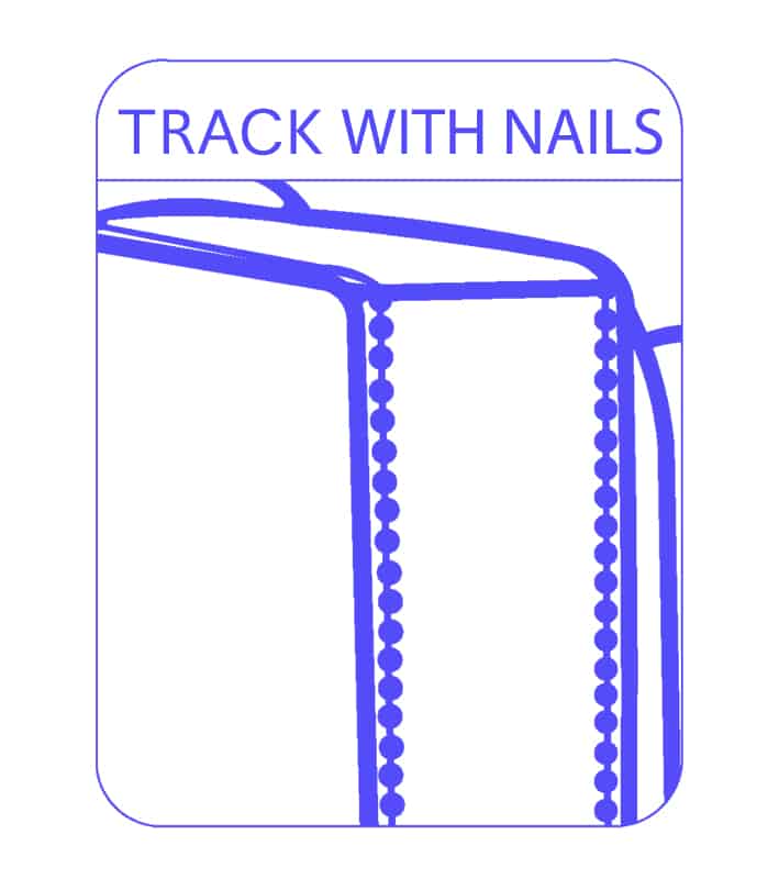 Track with Nails Sofa Arm