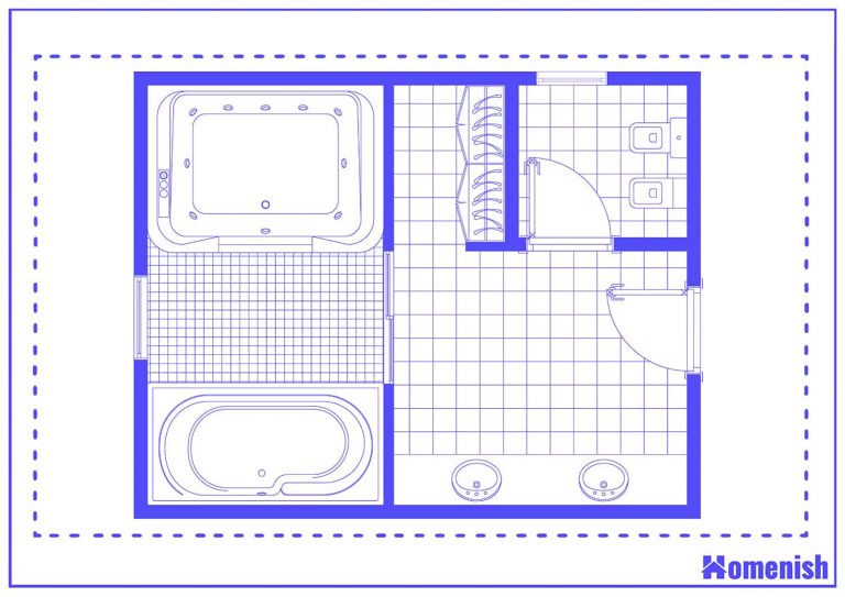 15 Master Bathroom Layouts & Floor Plans Homenish