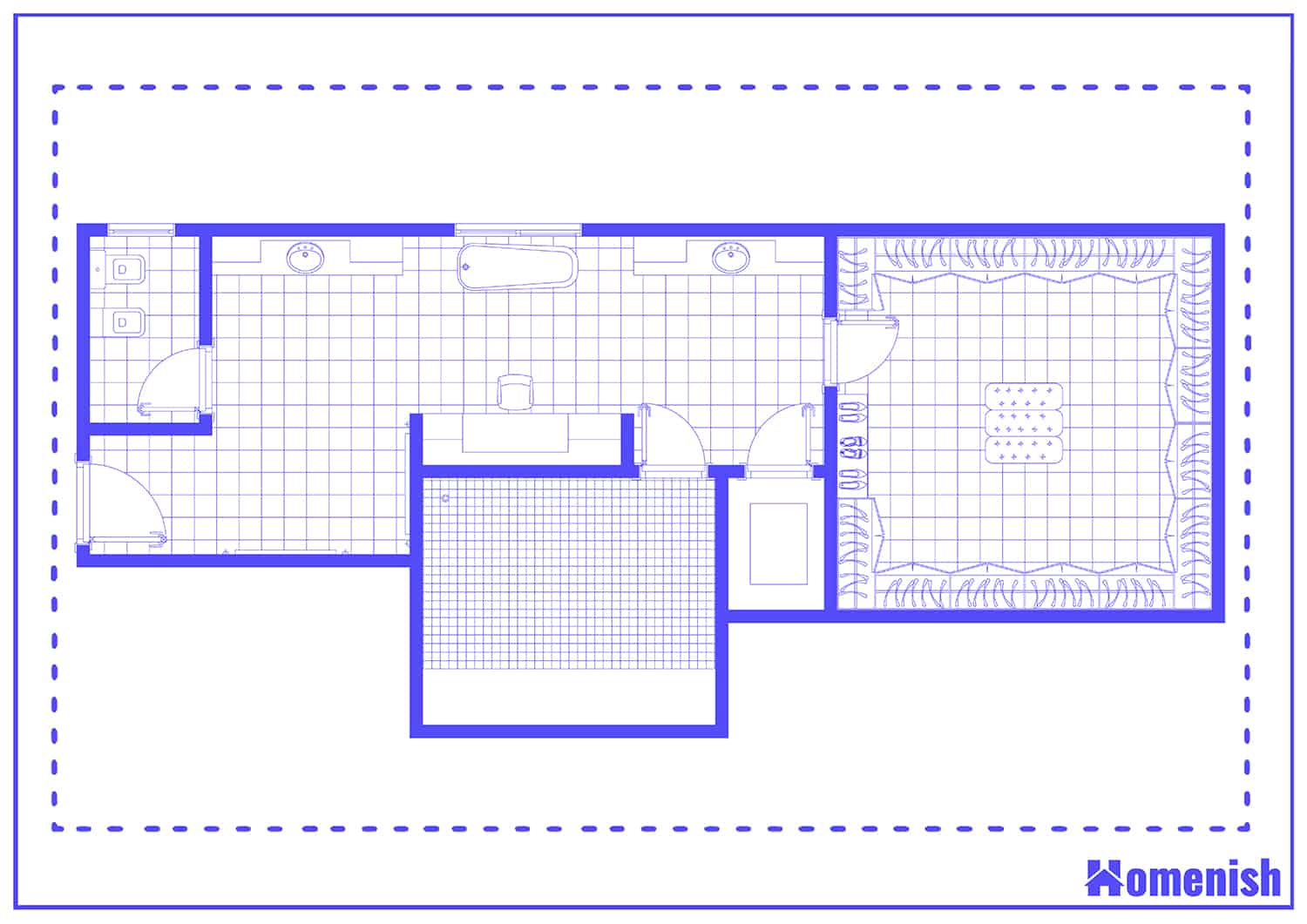 Luxury Bathroom Layout