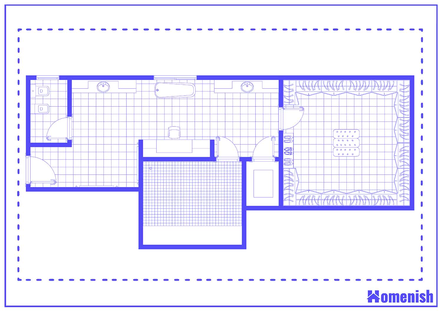 Luxury Bathroom Layout