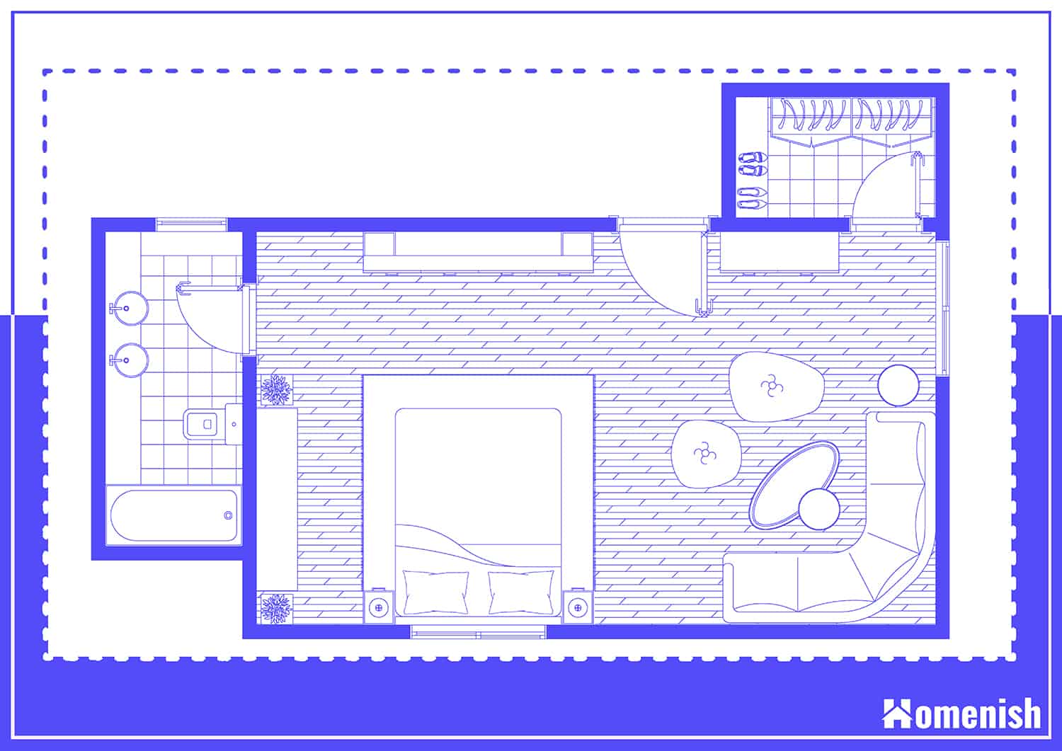 Spacious Seating Layout