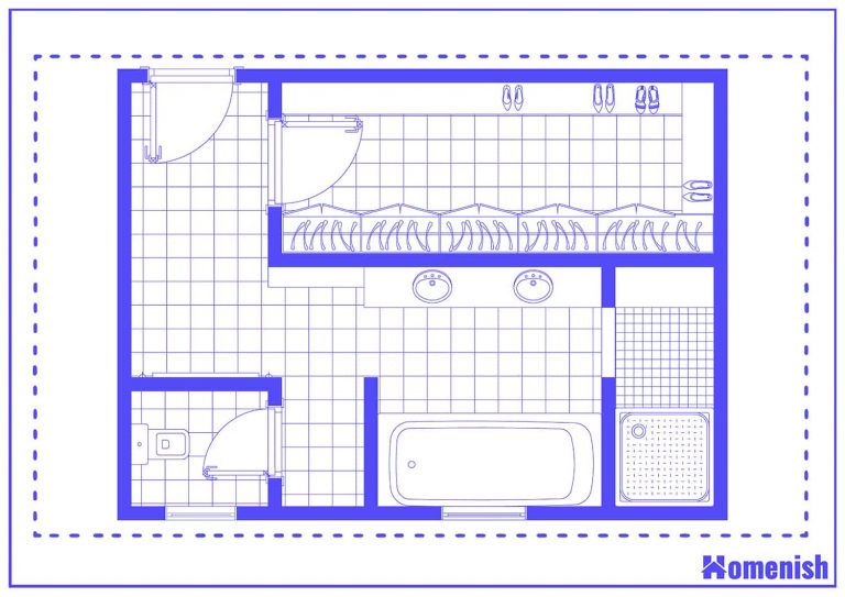 15 Master Bathroom Layouts & Floor Plans Homenish