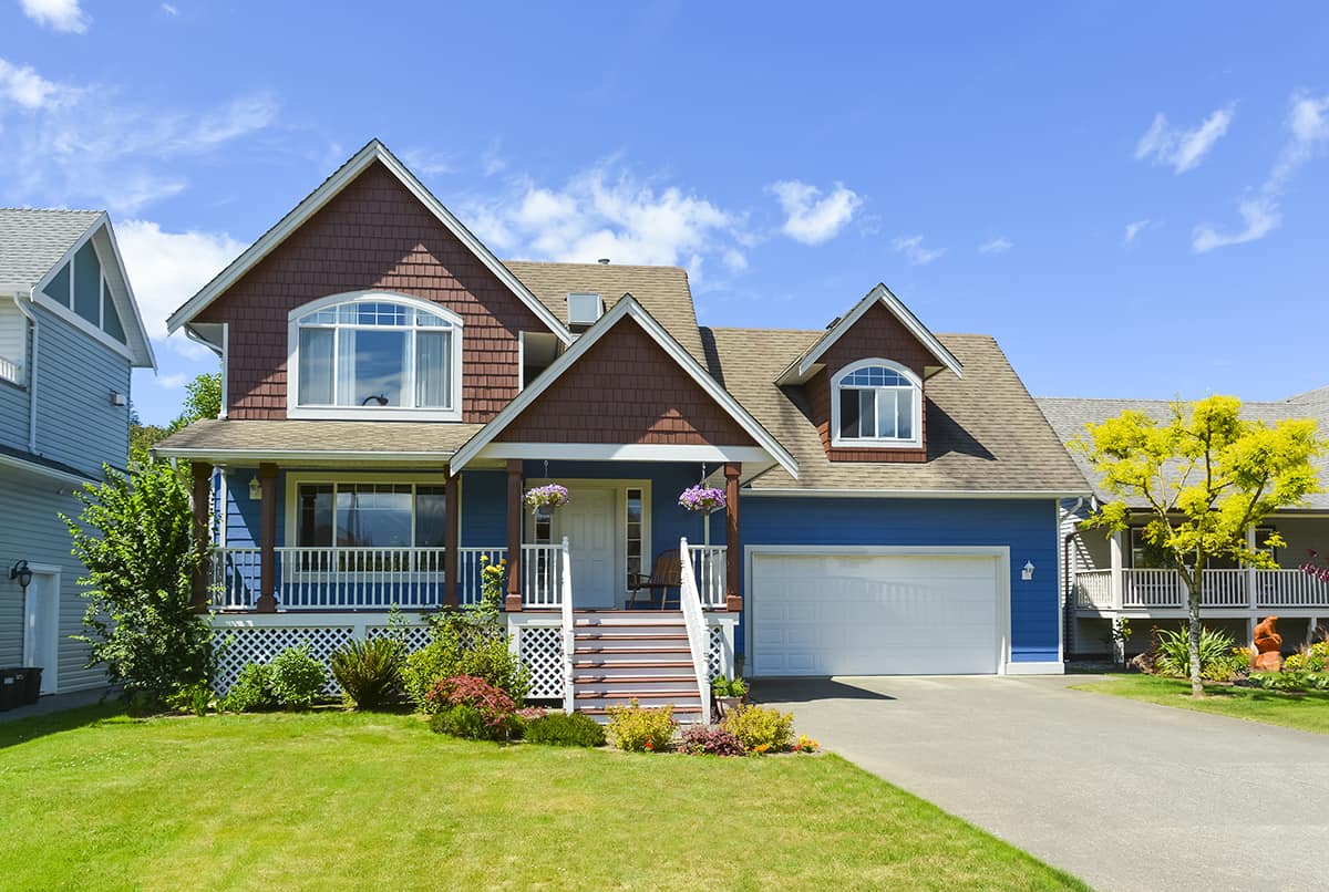 Blue and Brown Roof