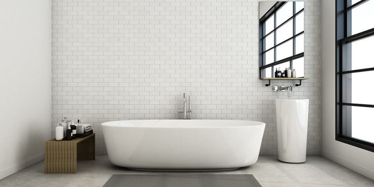 10 Ideas for Bathroom Walls Instead of Tiles - Homenish