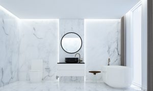 Ideas for bathroom walls instead of tiles