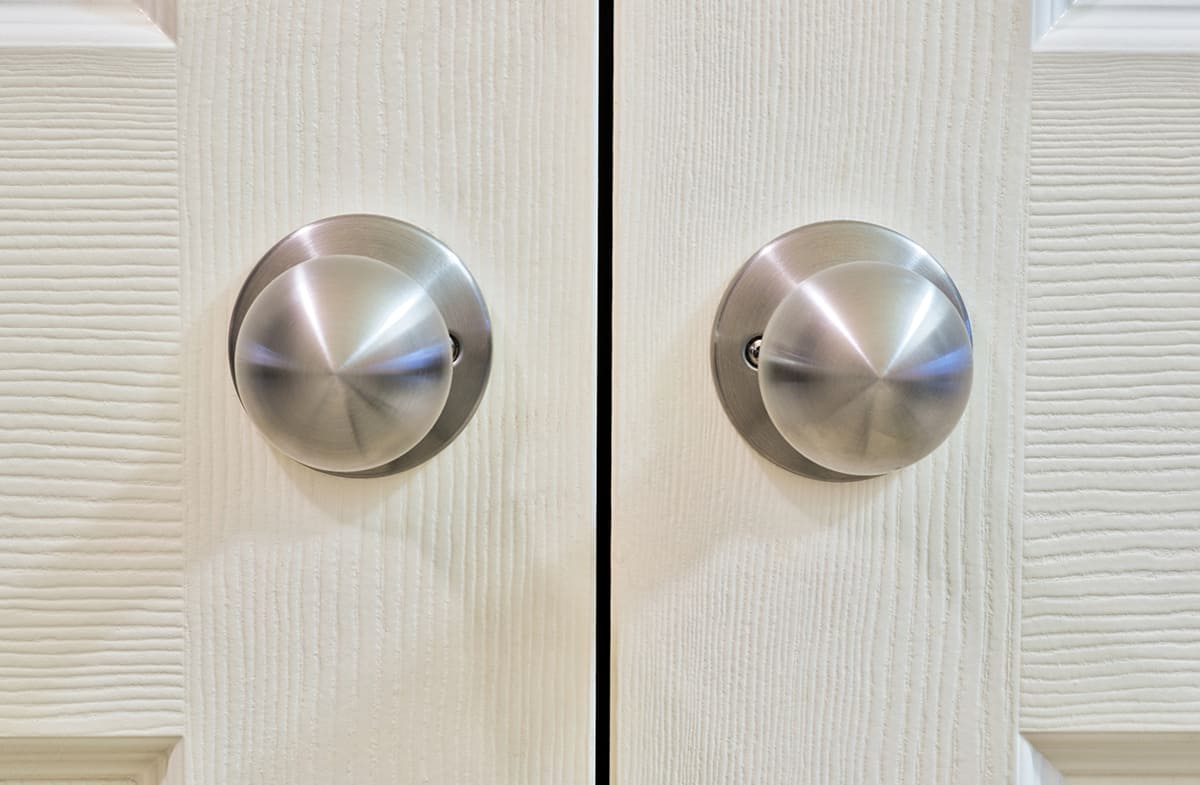 Silver Doorknob