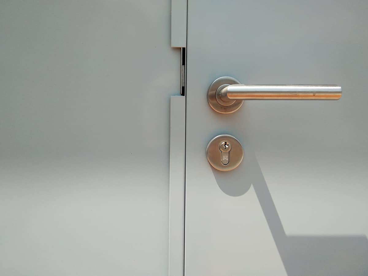 Stainless Steel or Chrome Doorknob