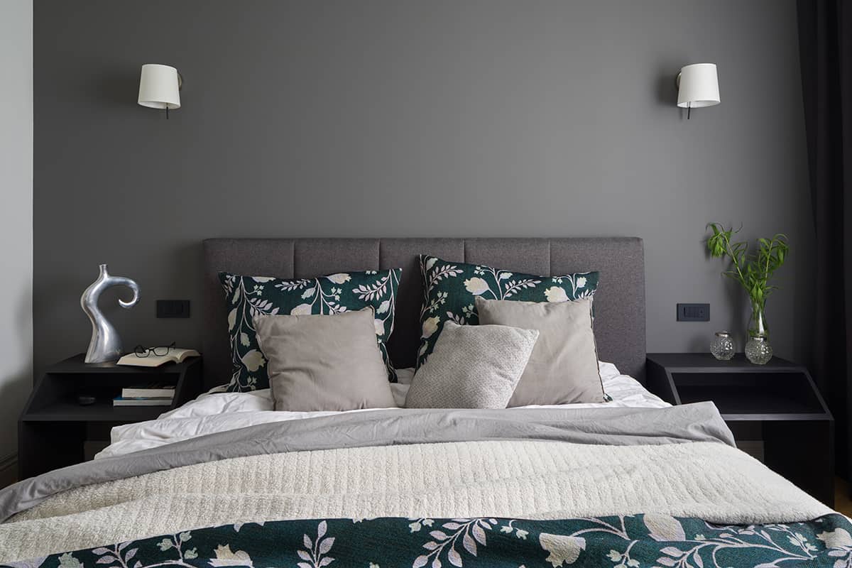What Color Bedding Goes with A Gray Headboard?