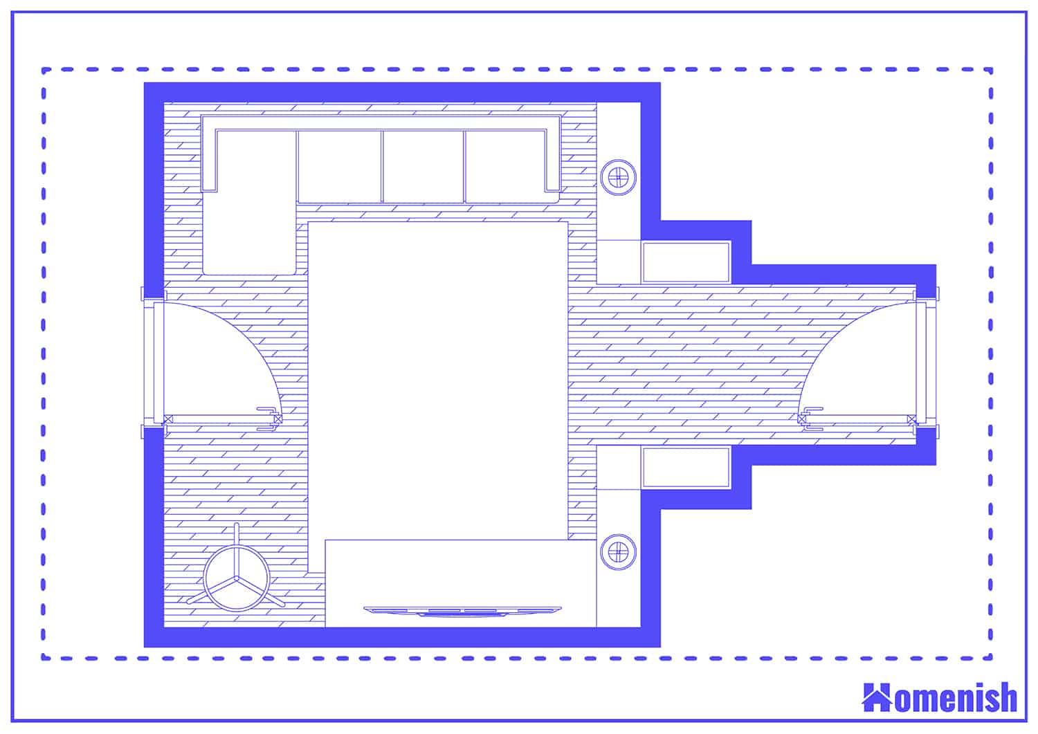 Fitted Furniture Living Room Floor Plan