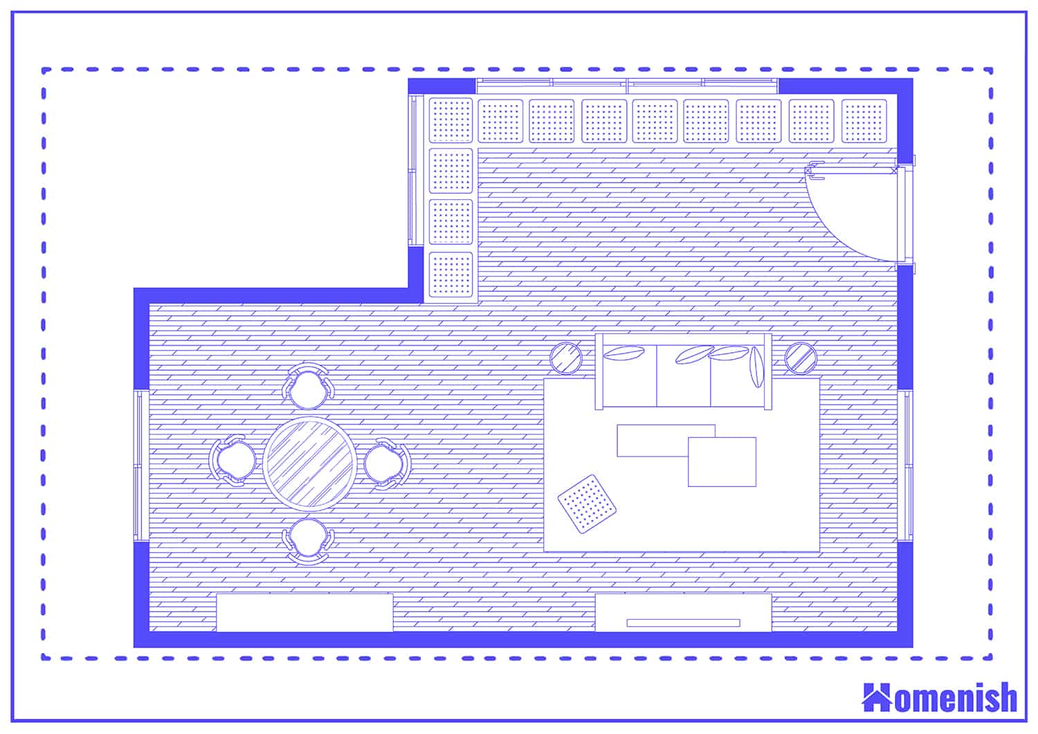 Loft Living Layout