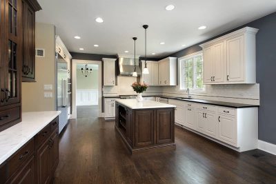 Should Wood Floors Be Lighter or Darker than Cabinets?