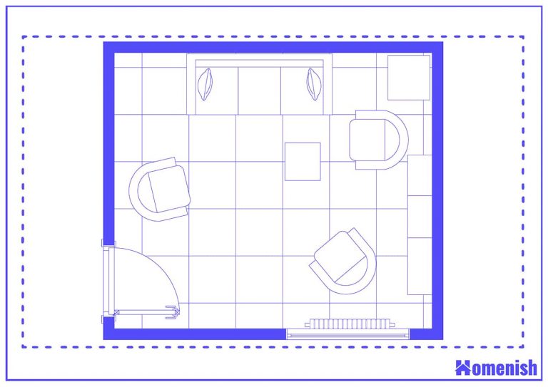 12 Small Living Room with TV Layouts & Floor Plans