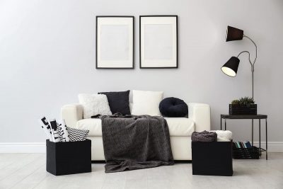11 Sophisticated Black and White Living Room Ideas for Added Drama